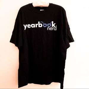Vintage Jostens Yearbook Nerd Designer Artist Graphic Tee Shirt size XL